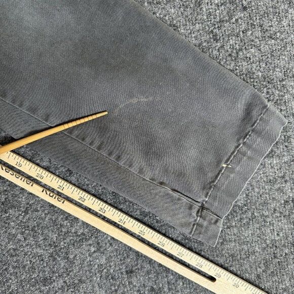 Dixxon Chino Pants Mens 30x30 Grey D-Flexx Workwear Straight Leg Low Rise Adult - Picture 7 of 9
